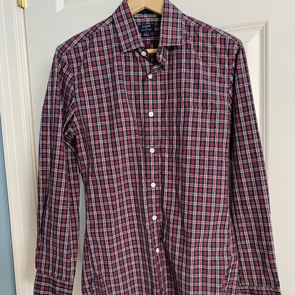 J.Crew Thompson Premium Shirting plaid shirt